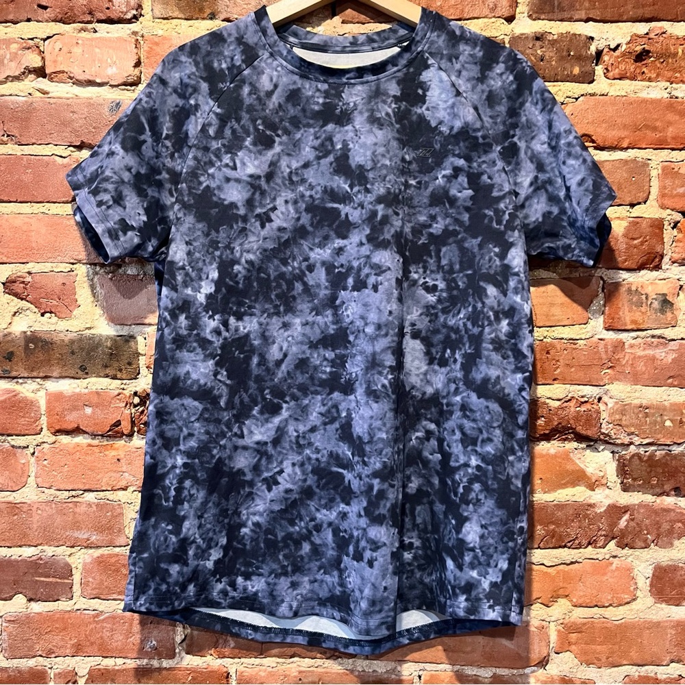 ZZZ by Zyia Active Tie Dye Ice Dye Short Sleeve Athletic Tee Size Large